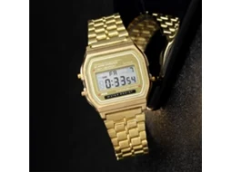 Relógio de Luxo Masculino MDUG (dourado) em ouro, prata e aço inox, resistente a choques