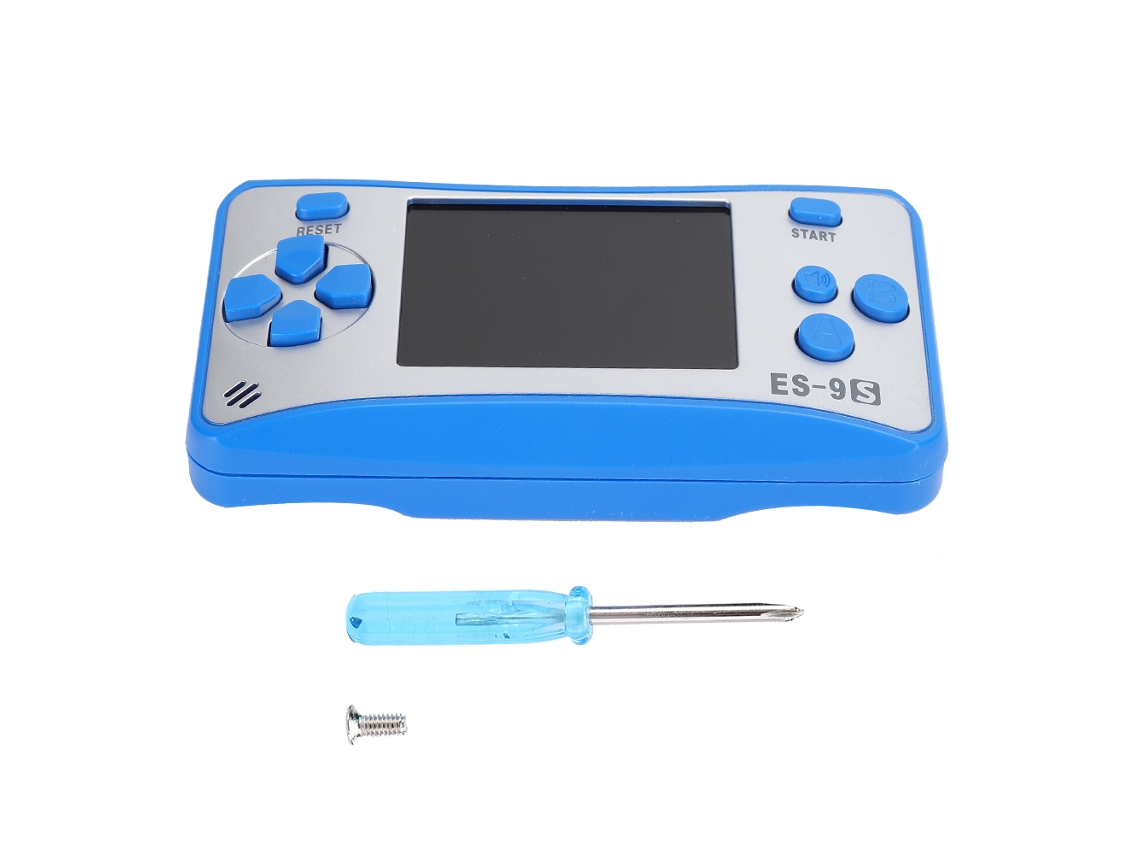 Mali controle de Console de Jogos Mini com Tela Colorida 2.5 Polegadas 168 em 1 Clássico Azul e Prata