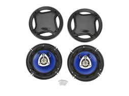 2 altavoces coaxiais de 500 W e 6,5 polegadas para sistemas de áudio de carro