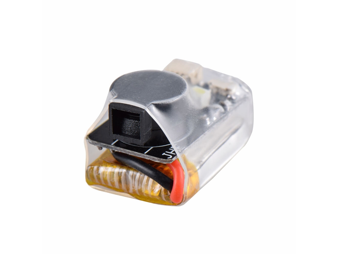 1 Unidade Jhe42b Buzzer Localizador de 110 Dbi com Bateria Integrada e Luz Led para Controlador de Voo de Drone Rc F3 F4 F7 MDUG