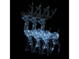 Reindeer Christmas Decoration, Reindeer Christmas Decorations Vidaxl (70 X 26 X 128 Cm)