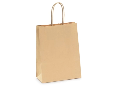 Saco Asa Retorcida 32x20x31 Kraft 1 unid. 322031 Pack 10 Sacos