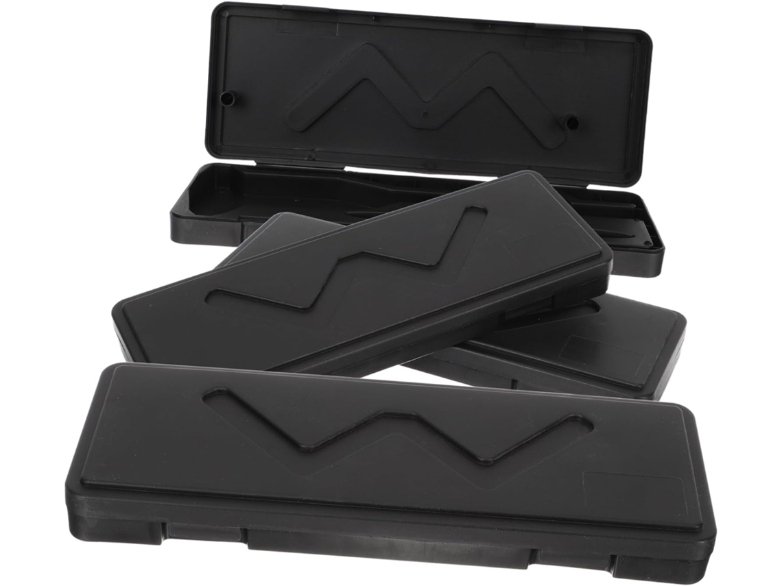 Estojo Para Paquímetro Ultech Em Plástico Preto, Conjunto De 4 Peças,