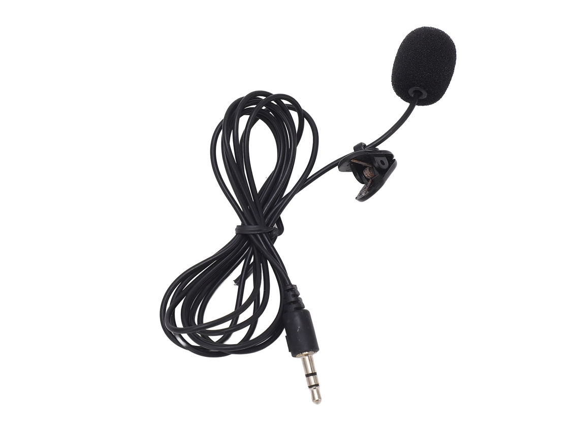 Microfone De Lapela Com Cancelamento De Ruído E Mãos Livres, Plugue De 3,5 Mm Para Ios, Pc, Câmera E Mp3. Aquaforge