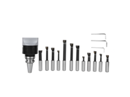 Kit De Fresas Cnc De Alta Dureza 40cr Com Caixa De Armazenamento Laxiscreed F1