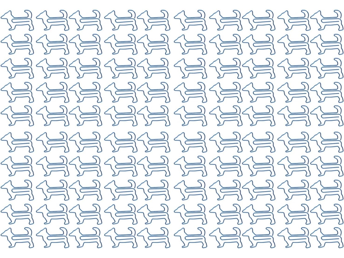 Conjunto De 100-clipes Papel Fofos Em Metal Eletrogalvanizado Formato Animais Agenda, Com Caixa Organizadora