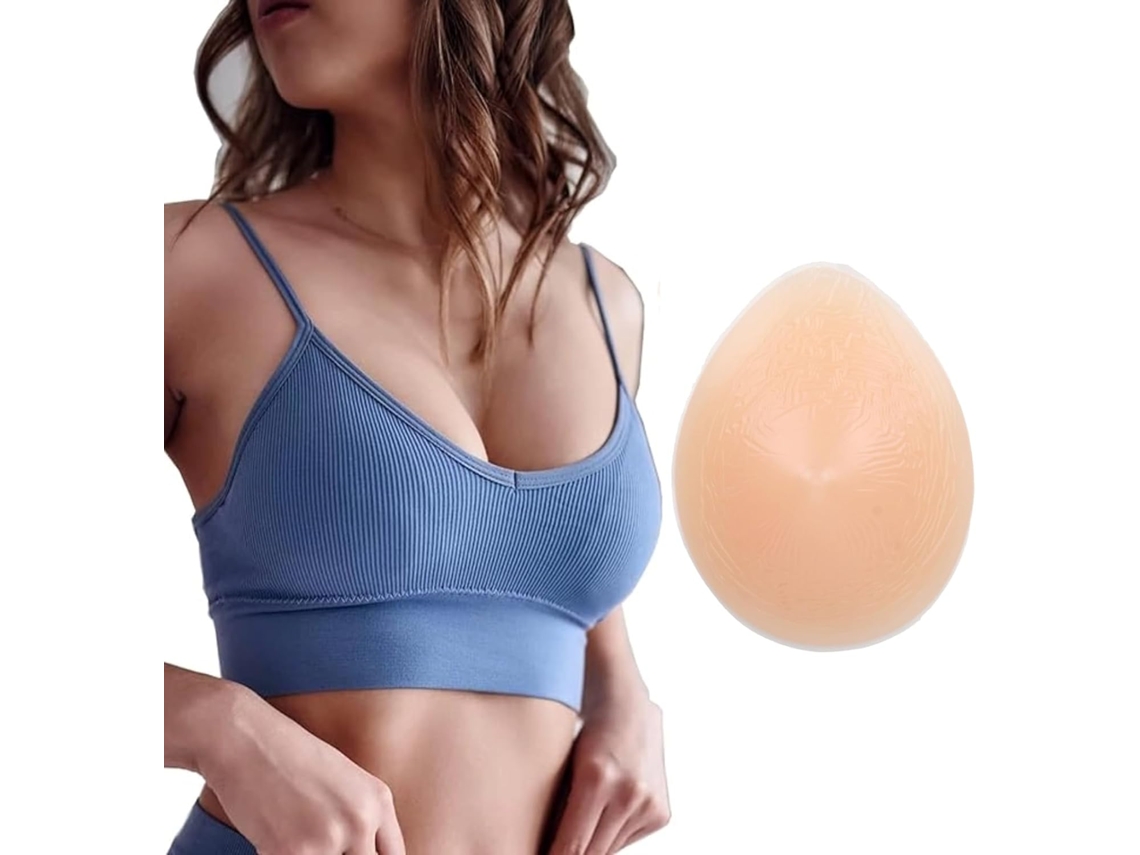 Sutiã Com Prótese Para Mastectomia, Reforço De Universal Silicone Esquerda E Direita (400g)