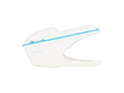 Máquina de Engrapajar Sin Clavijas para Libros Y Papeles Herramienta Manual Engrapadora Sin Clavijas Blanca