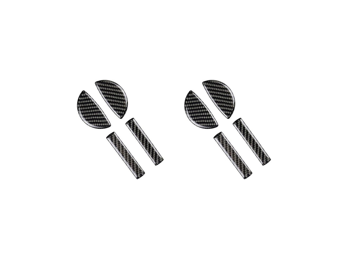 8x Autocolantes Decorativos em Fibra de Carbono para Puxadores de Portas para Cooper F54, F55, F56, Jcw e F57