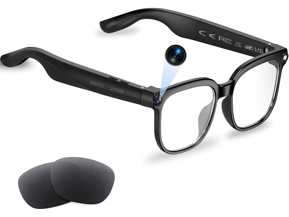 Smartglasses Com Ia Chatgpt, Câmera E Tradução (lentes Transparentes Lentes De Sol)