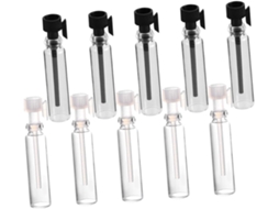 100 Mini Frascos De Vidro Recarregáveis Para Perfume De 1ml Para Viagem