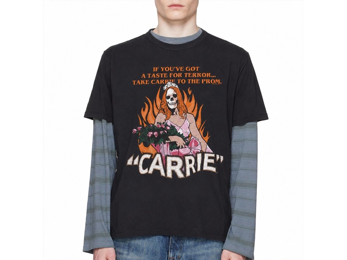 Rockinstone Carrie Carrie-deadly Prom Black Adult T-shirt Size:m