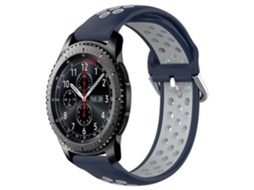 Pulseira De Silicone Esportiva Perfurada E Respirável De 22 Mm Para Samsung Gear S3 Frontier