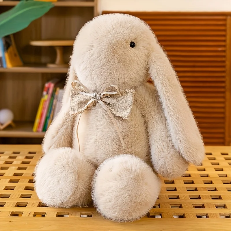 (marrom Chocolate, 35 Cm) Fantoche De Mão De Coelho De Pelúcia, Fofo E Com Orelhas Compridas, A Escolha Perfeita Para Presente.