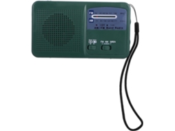 Radio Solaire Portátil À Manivelle Com Design Moderne