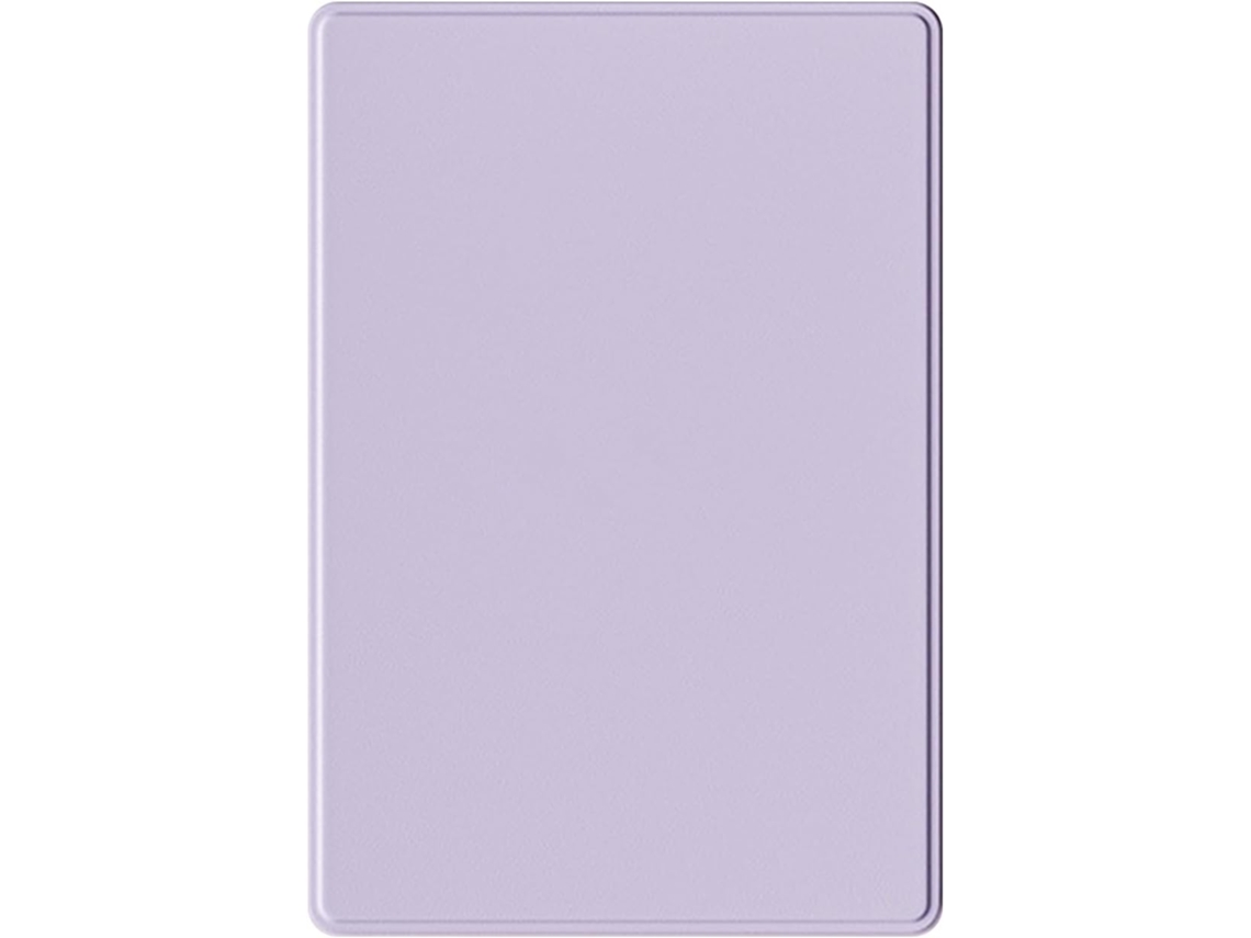 Fecho Magnético Com Acabamento Em Couro, Roxo