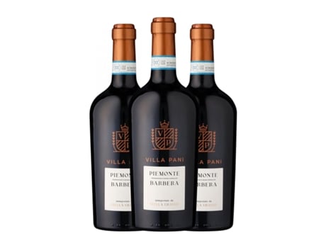Vinho MONDO DEL VINO Villa Pani Barbera Piedmont (0.75 L - 3 Unidades)