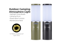 Luz de Camping Led com Modos e Banco de Energia