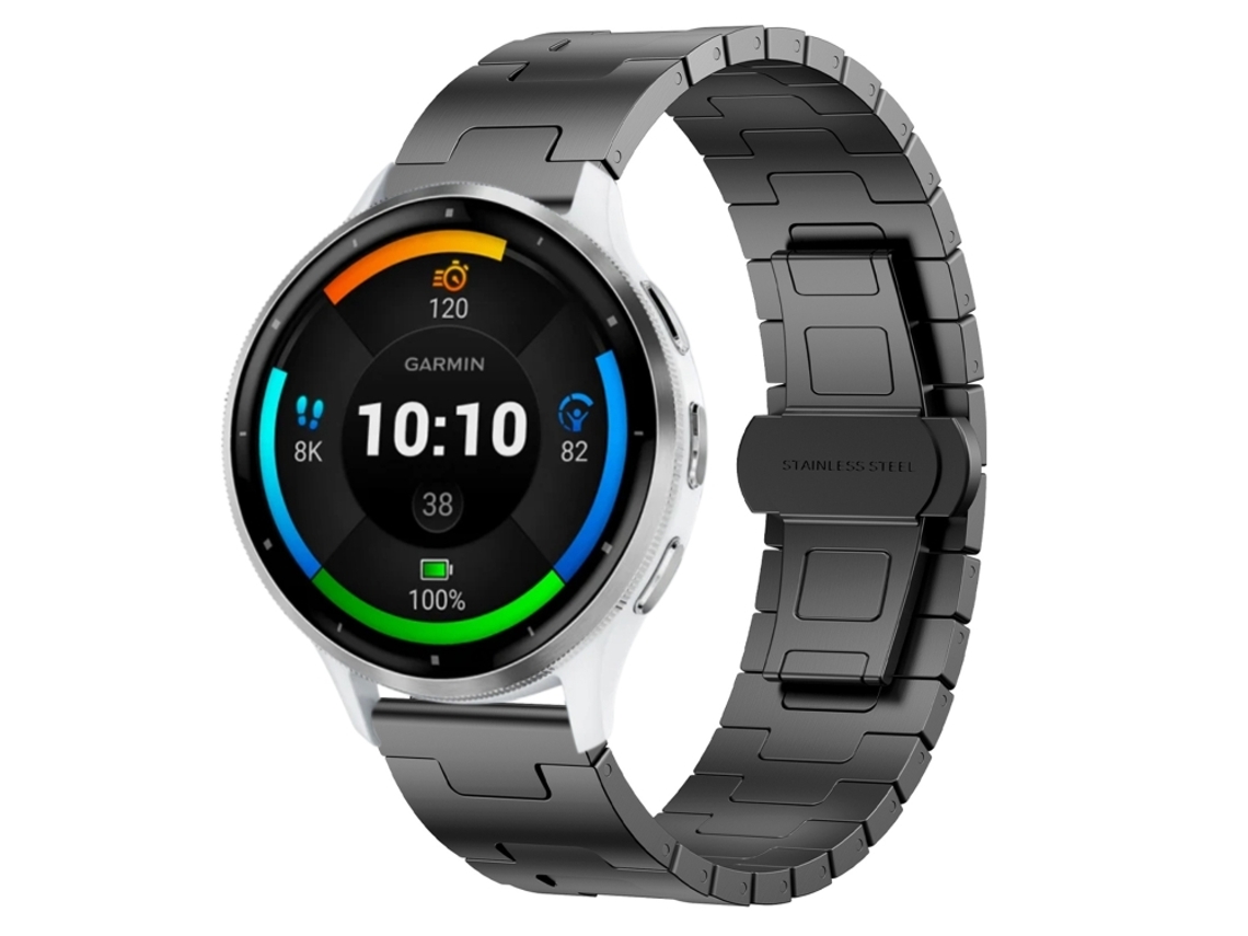 Bracelete Para Garmin Venu 3 (22mm) - Liga De Titânio Cor Titânio