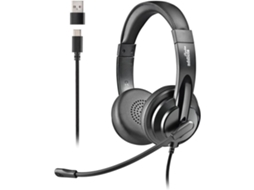 Auriculares NGS Vox605(Microfone - Preto)