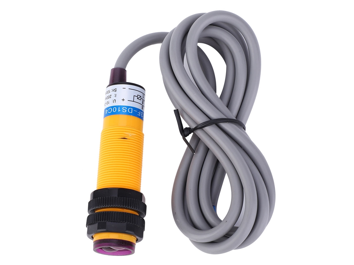 10pcs Chave Fotoelétrica De Reflexão Difusa E3f Ds10c4 10-30vdc Para Máquinas-ferramenta