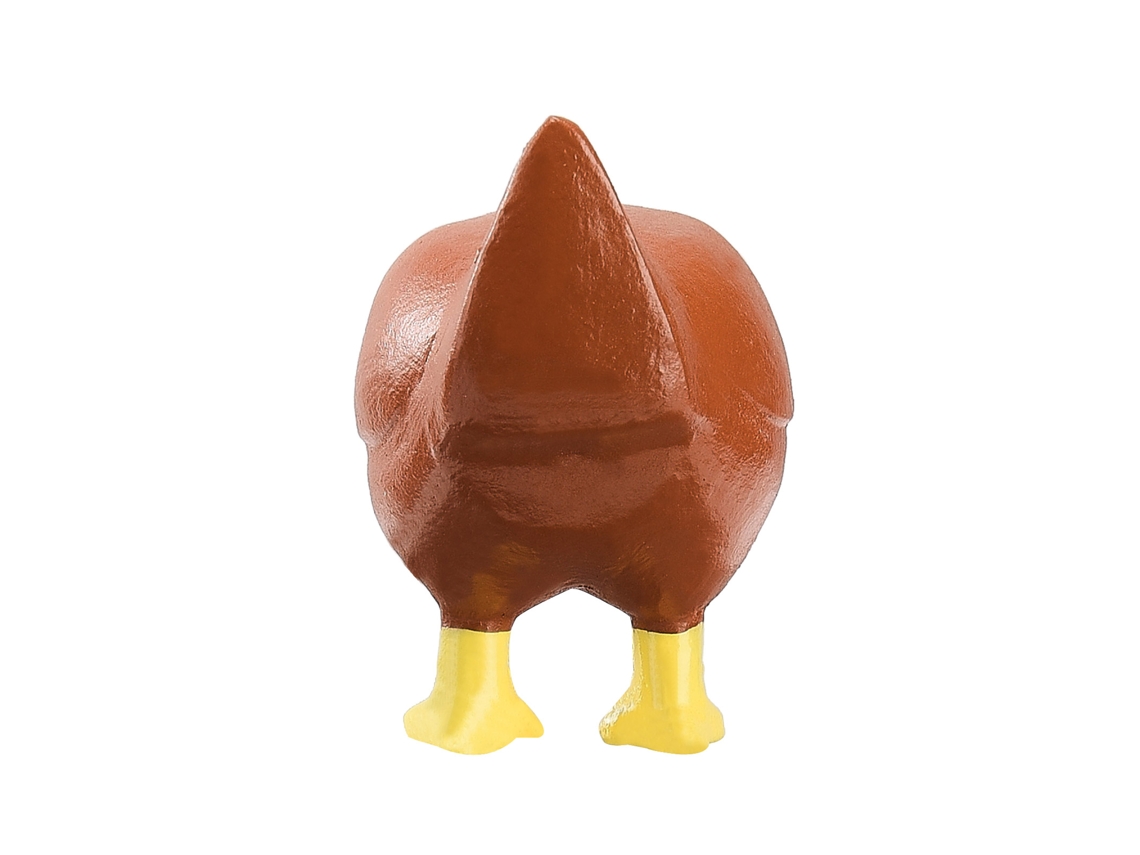 Decoração Magnética Retro Presente Decoração De Frango Marrom