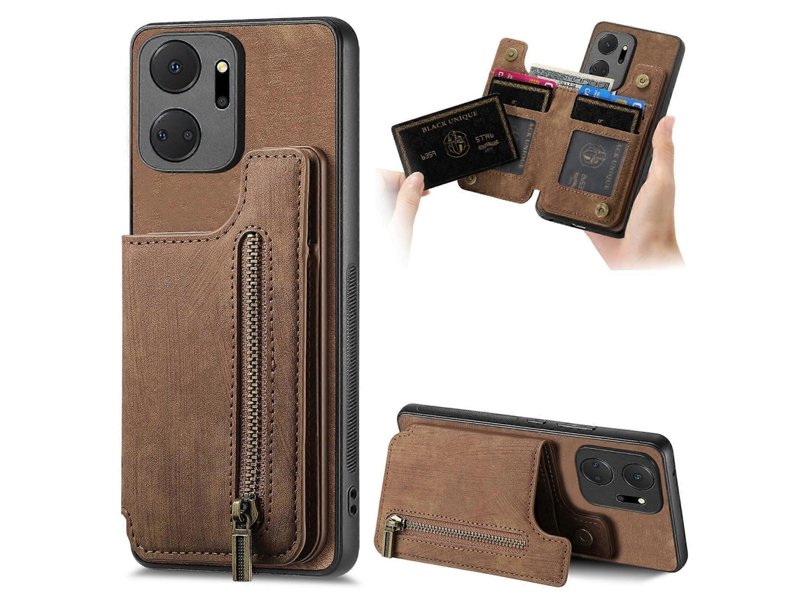 Capa Carteira Retrô Para Celular Honor X7a