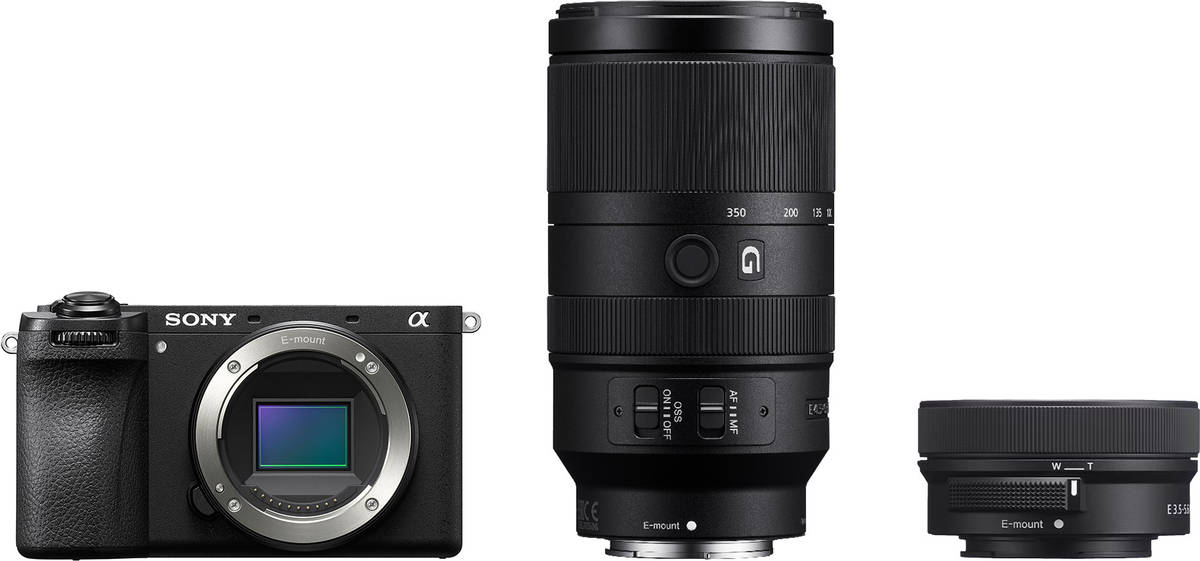 Máquina Fotográfica Miroless SONY Alpha 6700 + Objetiva 16-50 II + 70-350mm (Encaixe: Sony E)