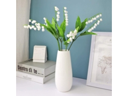 Lírio Do Vale Flor Artificial Branca 5 Pacotes Arranjo Para Decoração De Casa Vaso Sala De Estar Cozinha Ehstmind