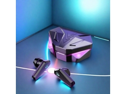 Fone de Ouvido para Jogos, Bluetooth Sem Fio, Microfone, Som Estéreo MDUG (hifi)