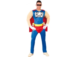 Fato de Homem DISFRAZZES Beerman Forçudo (Tam: L)