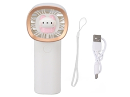 Ventilador Portátil Laxiscreed Com Bateria Recarregável, Usb, 3 Velocidades Ajustáveis E Tamanho Compacto