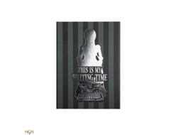 Caderno Wednesday This Is My Writing Time - preto 14,5x21 cm