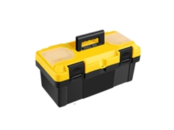 Caja De Herramientas Portátil De 2 Capas Para Hogar Electricista Organizador De Herramientas De Hardware Plástico Reforzado 45.5x24x20cm