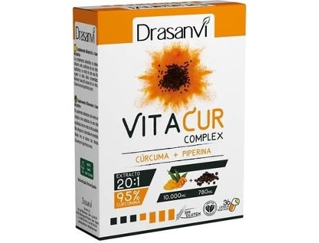 Suplemento Alimentar DRASANVI Vitacur (36 cápsulas vegetais)