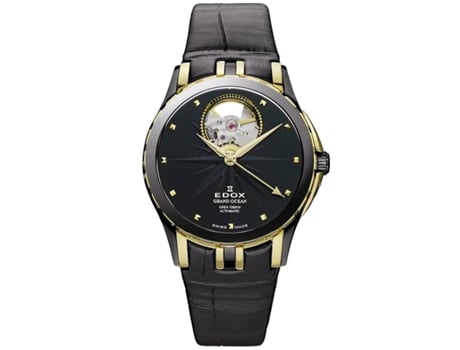 Relógio Edox Swiss® Automatic Grand Ocean Open Heart 85012 357jn Nid