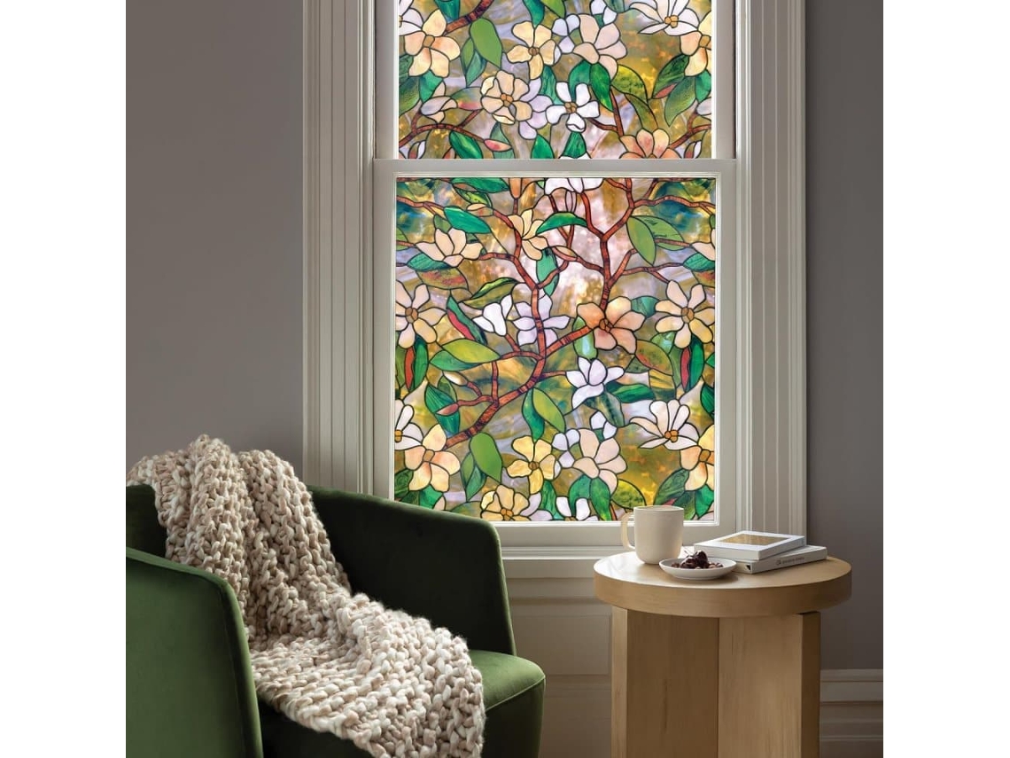 Película Para Janela Magnolia, Pacote Com 1/2 Unidades, 60x100cm