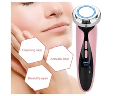 Massageador Facial Elétrico Bestvite Anti Rugas Massagem Facial Ems Rejuvenescimento Da Pele Vibração Remoção De Rugas Rosa