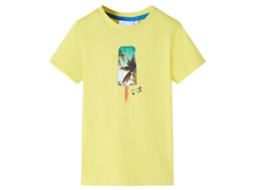 T-shirt De Criança Amarelo 140