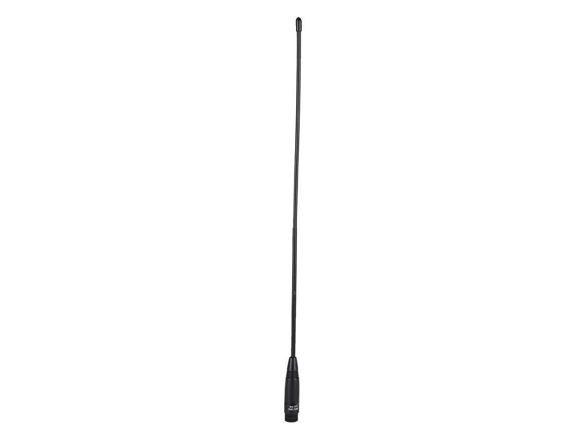 Antena Flexível De Banda Dupla 144/430mhz Conector Sma Macho Para Rádio Portátil 38cm