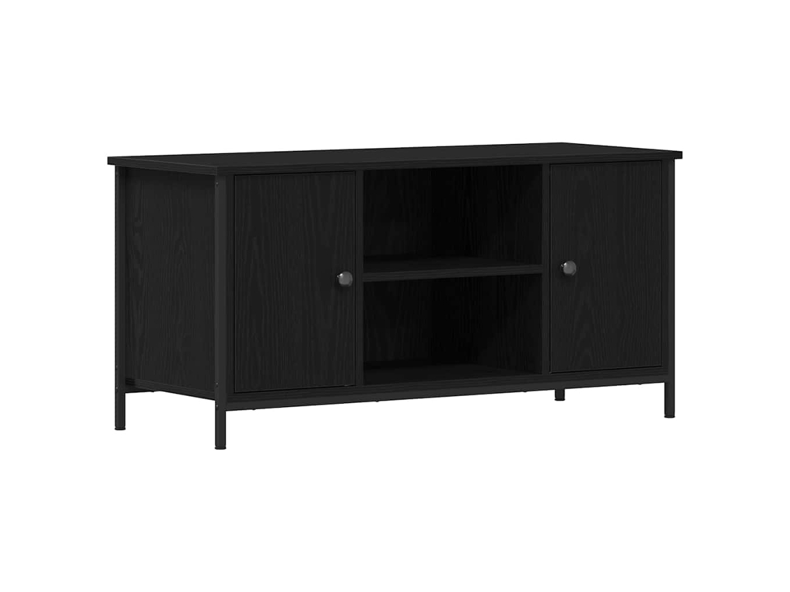 Gabinete para Tv Carvalho Preto 100 X 40 X 50 Cm MAISON EXCLUSIVE