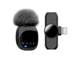 Microfone De Lapela R8 Compatível Com Bluetooth Para Gravação, 1 Transmissor + 1 Receptor