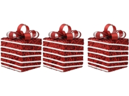 Dê Um Toque Festivo À Sua Árvore De Natal Com Decorações De Caixas De Presente Elegantemente Desenhadas