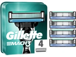 Recarga de Lâminas GILLETTE Mach3 (4 un)