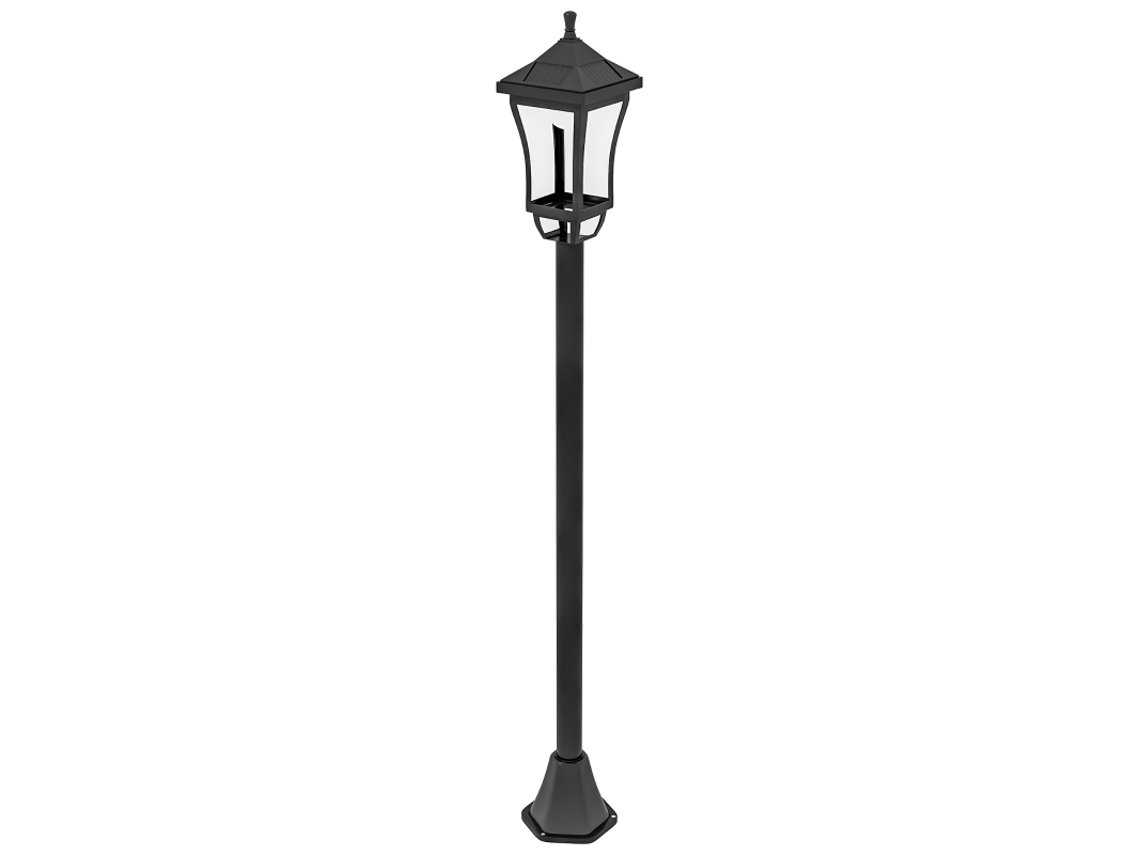 Lanterna de Jardim BTFORUS Movida a Energia Solar, 127cm, luz LED Branca Fria com Sensor de Luz, à Prova D'água IP44