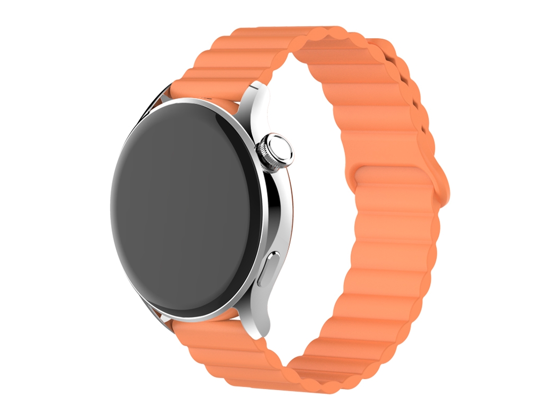 Compatível Com Os Relógios Beaen App Watch Das Séries Samsung E Huawei Com Pulseira De Silicone E Fecho Magnético.