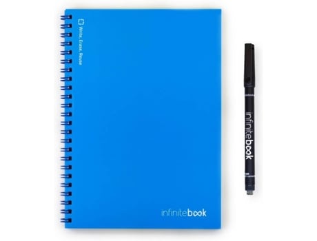 Infinitebook A5 Azul com Marcador (15 folhas)