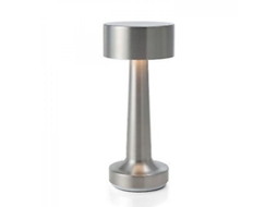 Lâmpada De Mesa Recarregável Com Sensor Táctil, Luz Noturna Usb, 3 Modos De Luz, 3w, 1800mah, Colorida Plata