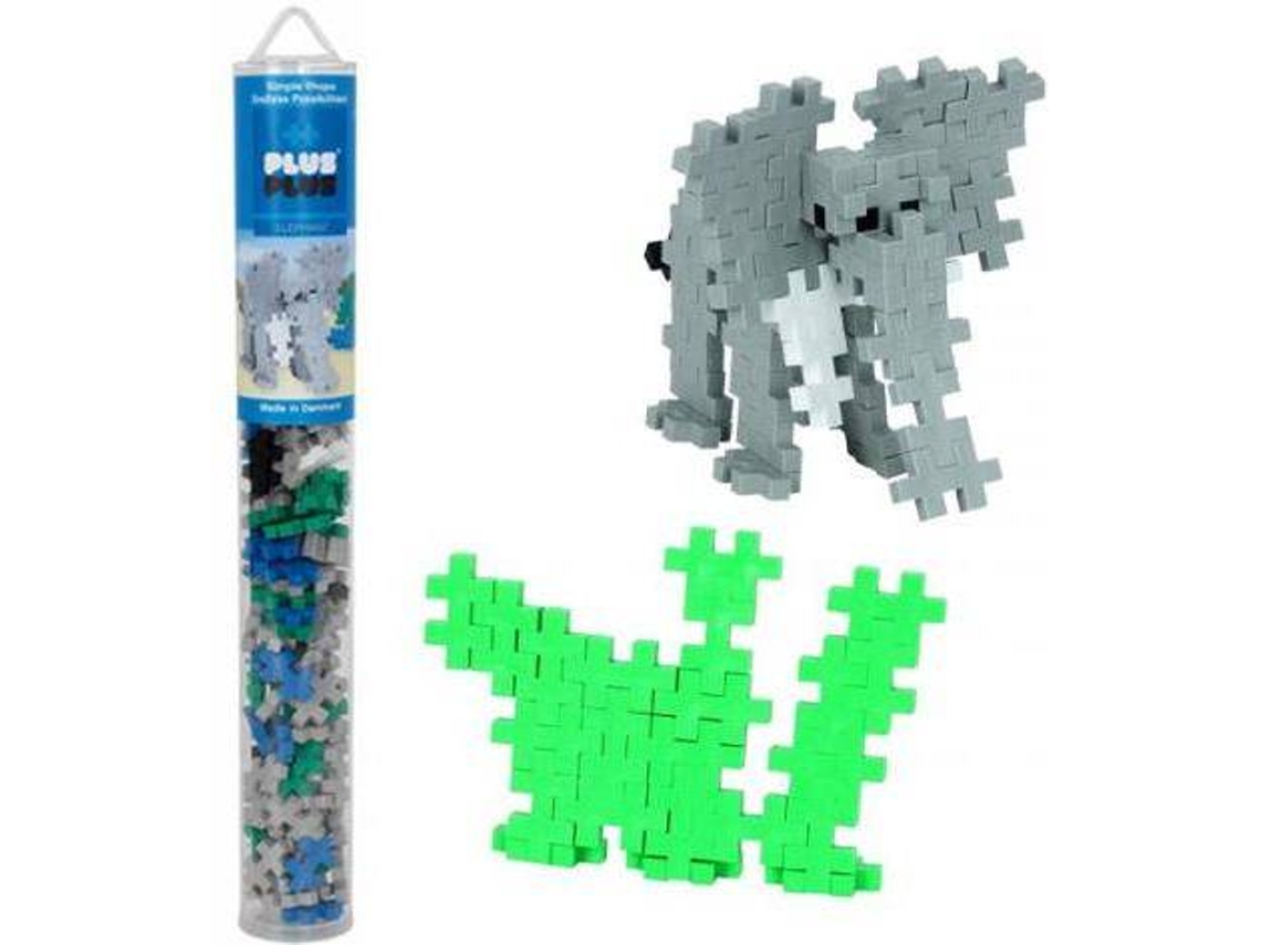 Blocos de Construção PLUS PLUS Elefante (100 Peças)