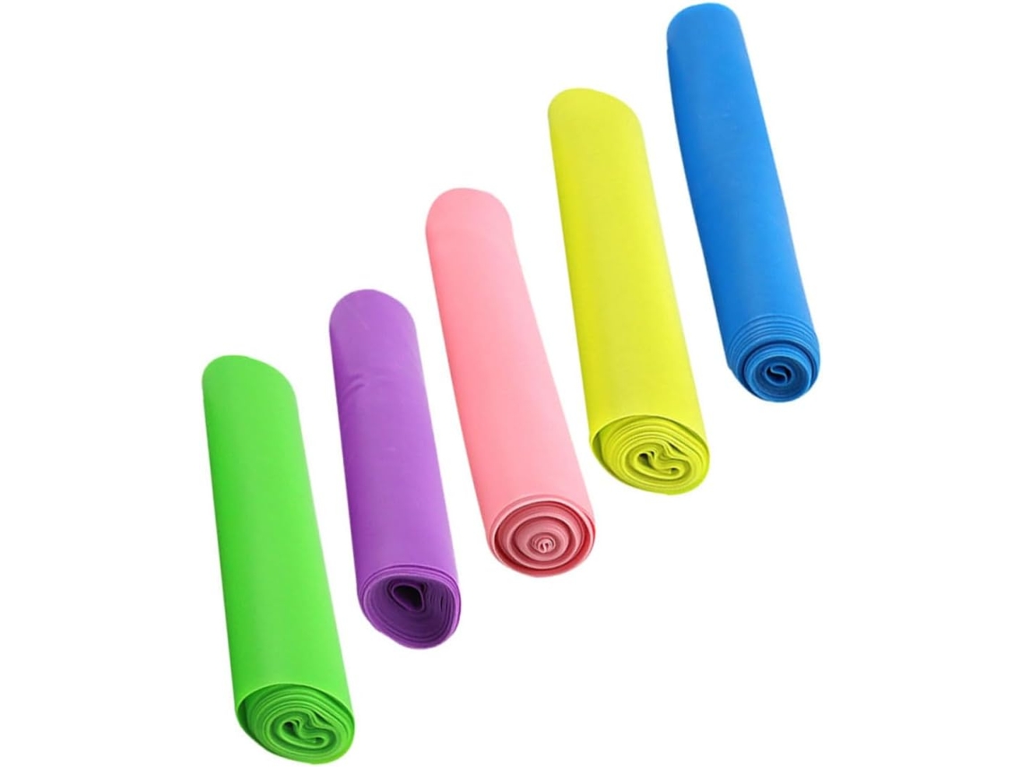 Conjunto De 5 Faixas Elásticas Resistência Para Treinamento Físico, Com Força Ajustável, Ideais Ioga